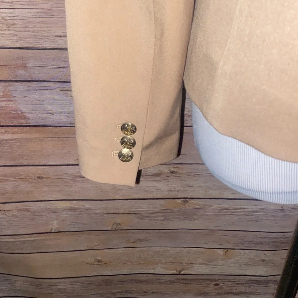 J.Crew Mercantile Blazer With Shoulder Pads Size 4 - Picture 7 of 9